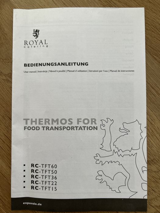 Termos gastronomiczny