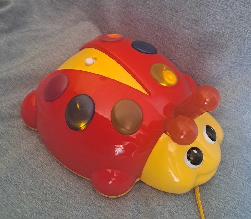 Muzyczna biedronka do ciągnięcia Megcos ze światłem i dźwiękiem