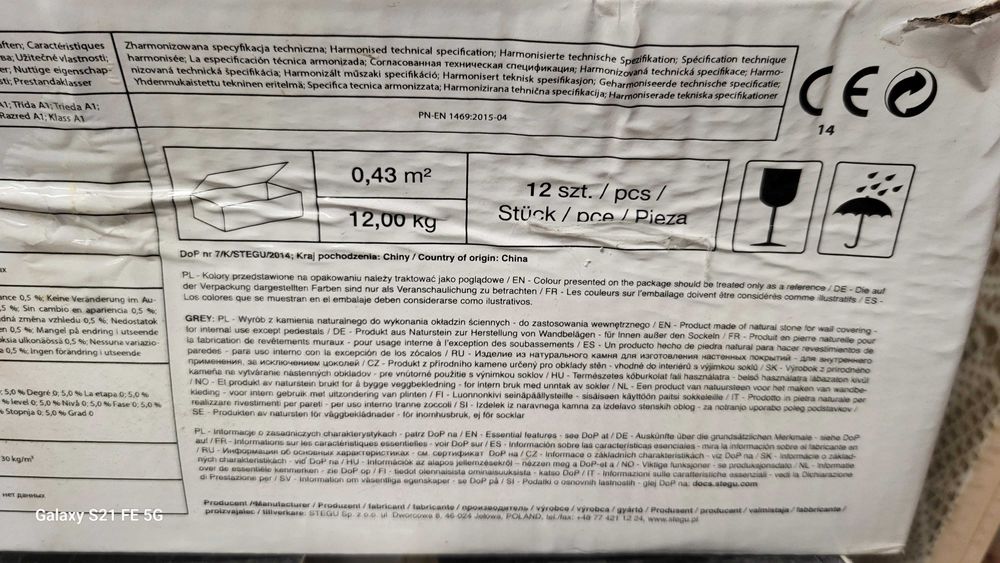 Płytki kamień naturalny STEGU Grey