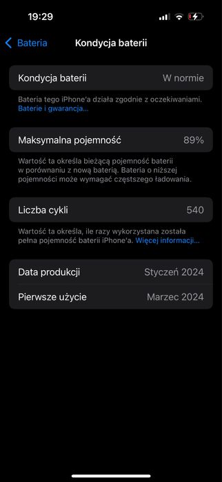 Iphone 15 pro 128 gb  bialy