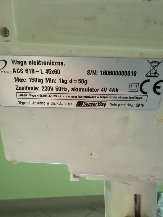 Waga platformowa elektroniczna