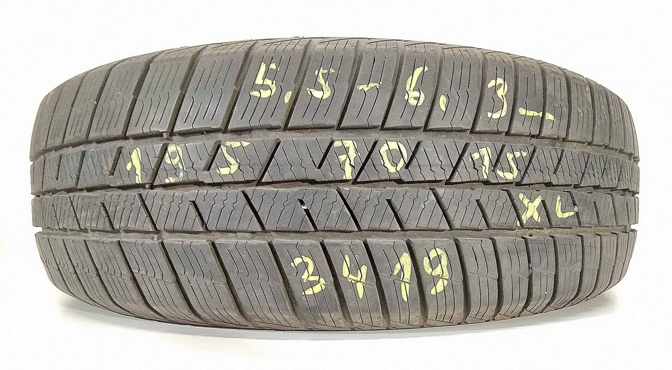 4x 195/70 R15 XL Barum Polaris 5 opony zimowe 6,5 mm / montaż