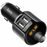 ФМ модулятор Hoco E19 with Bluetooth FM |2USB 2.4А|. Black