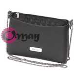 Elegancki Organizer OBAG GLAM czarna pepitka połysk 2 kieszenie OMAY
