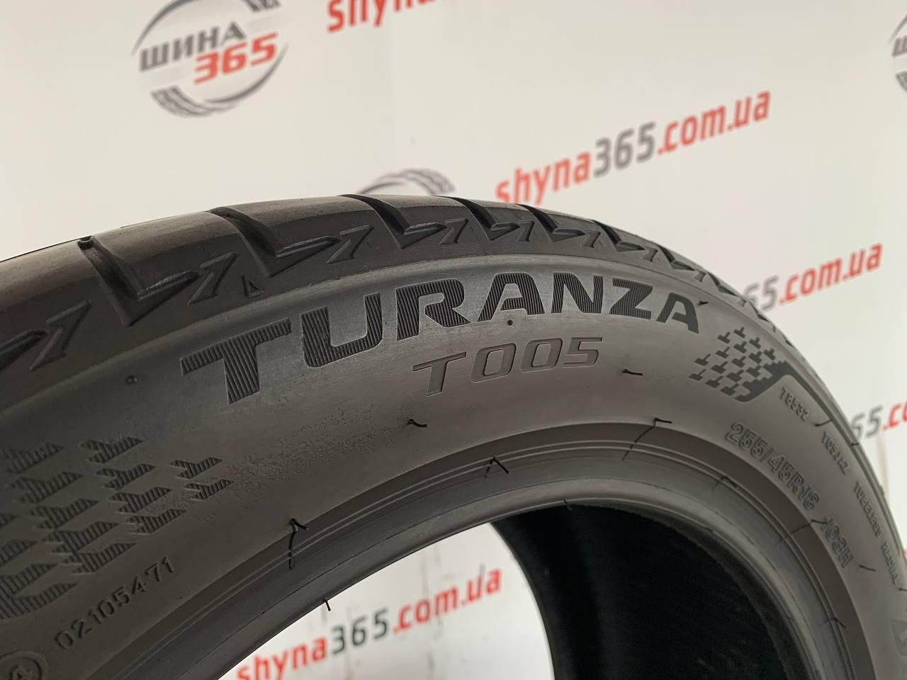 шини бу літо 255/45 r18 bridgestone turanza t005 4mm