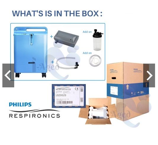 Кисневий кислородный концентратор Philips EverFlo 5L НОВІ! В НАЯВНОСТІ
