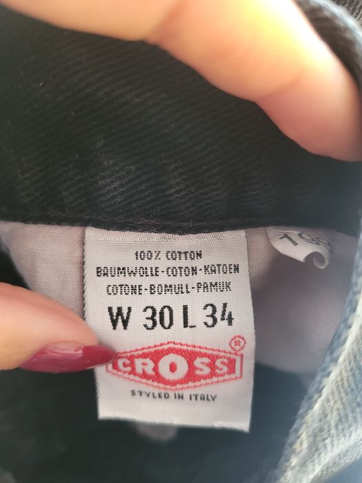 Czarne spodnie Cross Jeans W30 L34