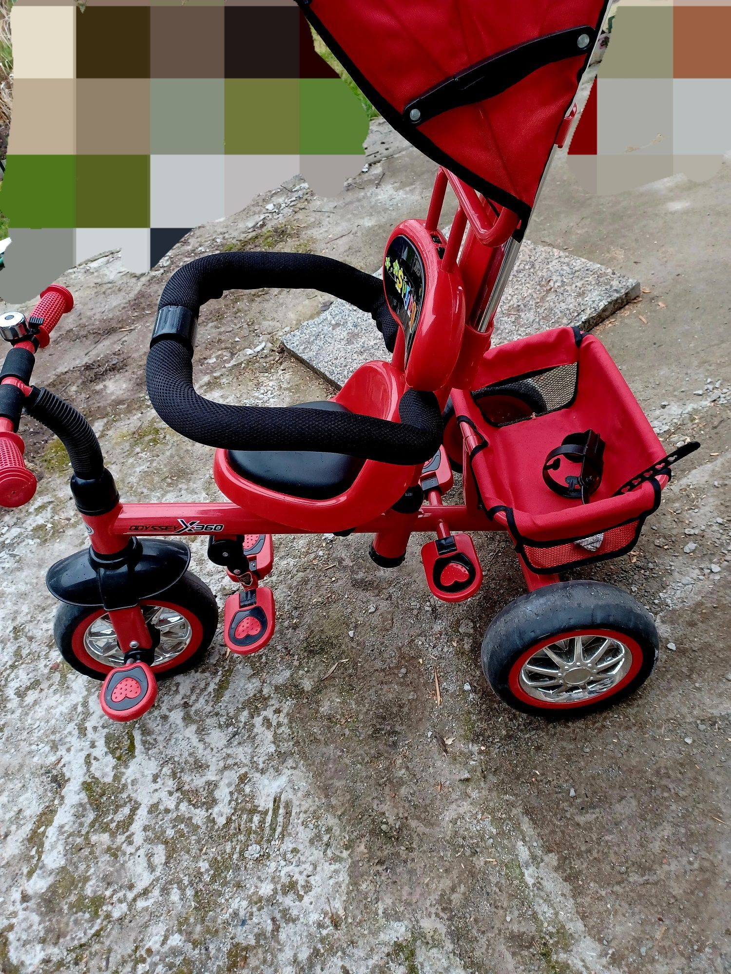 Rowerek trójkołowy odyssey x360