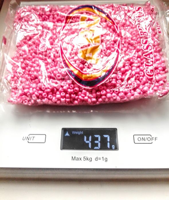 Missangas de vidro .