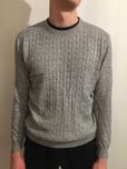 Sweter szary Hampton Republic