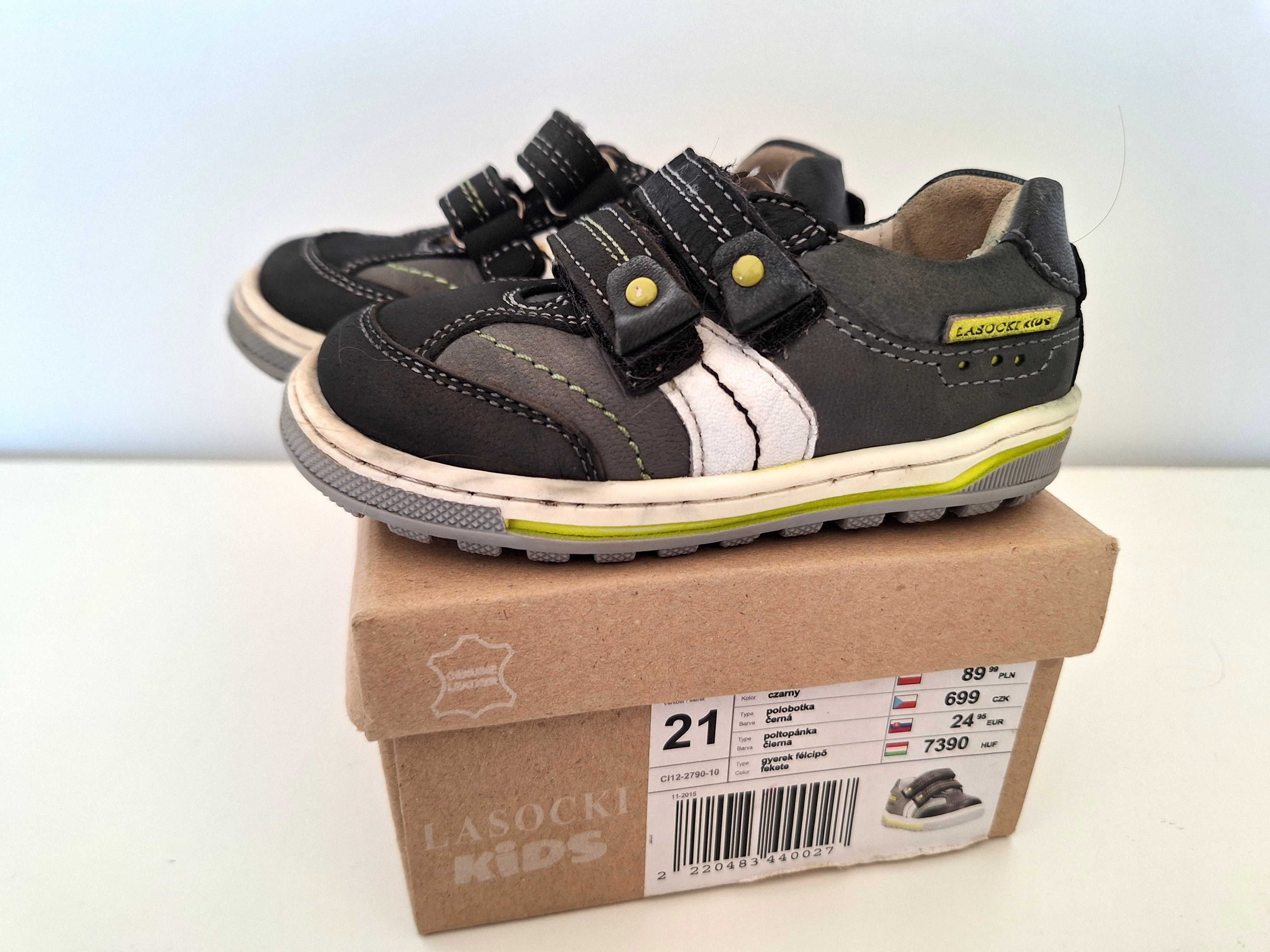 Jak NOWE Buty dziecięce CCC Lasocki kids półbuty skórzane rozmiar 21