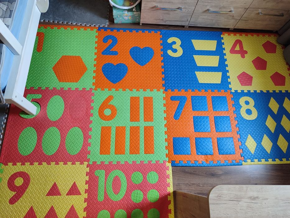 Коврики пазл цифри термо