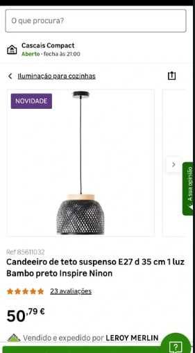 Candeeiro suspenso teto bamboo e madeira