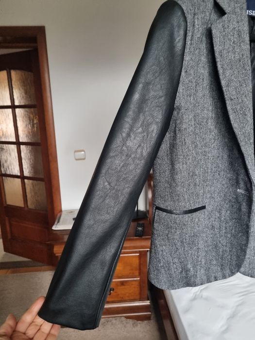 Marynarka ekoskóra 38