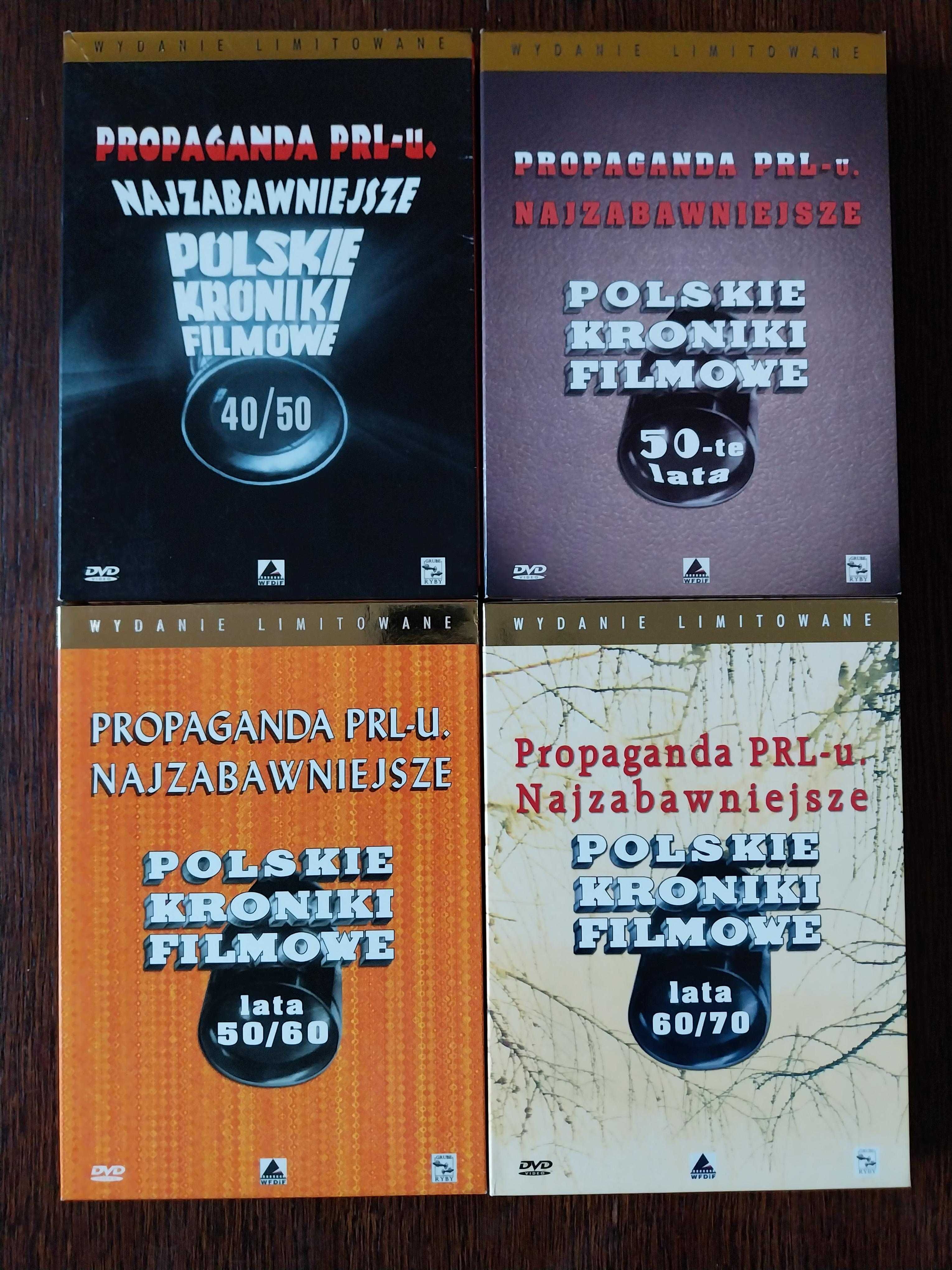 Propaganda PRL-u. Najzabawniejsze Polskie Kroniki Filmowe 4 płyty DVD