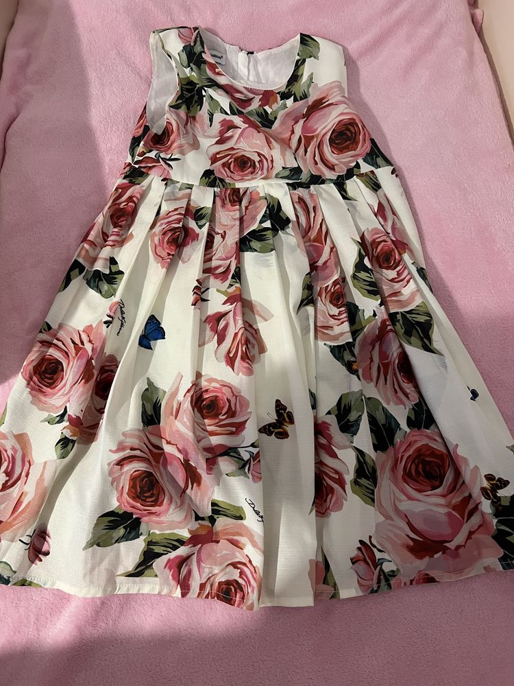 Платье фирменное D&G H&M нарядное 7-8 лет