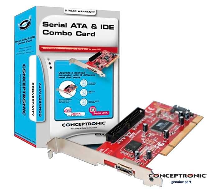 Placa Controladora PCI - SATA/ATA (nova)