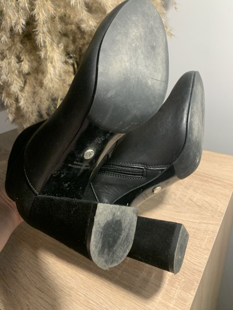 Botki jesienne roz 38