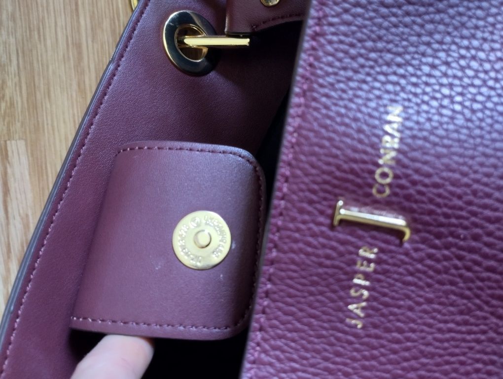 Torebka elegancka Jasper Conran shoper przegródki pojemna j.nowa wyprz
