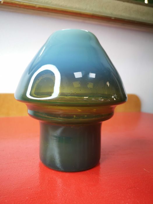 Wazon szkło UFO Zbigniew Horbowy art glass Sudety 1970