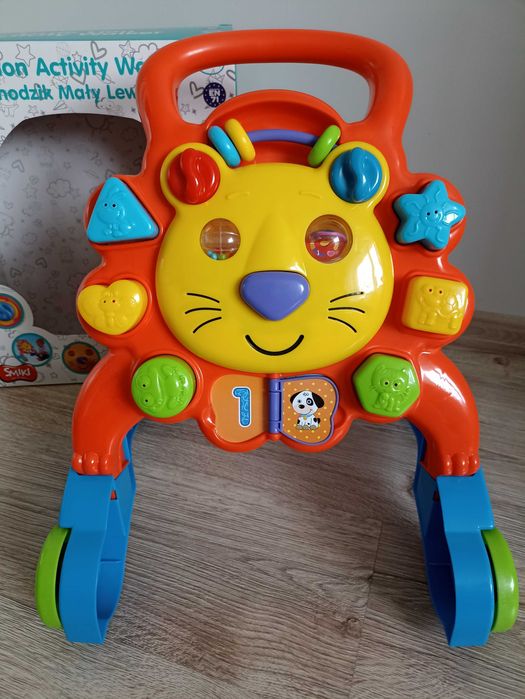 Chodzik Mały Lew Smiki Jak Nowy! + Pudełko