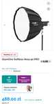 SOFTBOX glareone lantern Beauty dish plaster miodu tło Savage