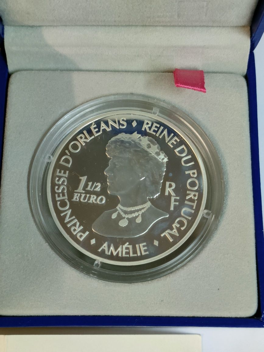 França moeda 1/2 euro - REINE AMÉLIE 2006 / Prata PROOF