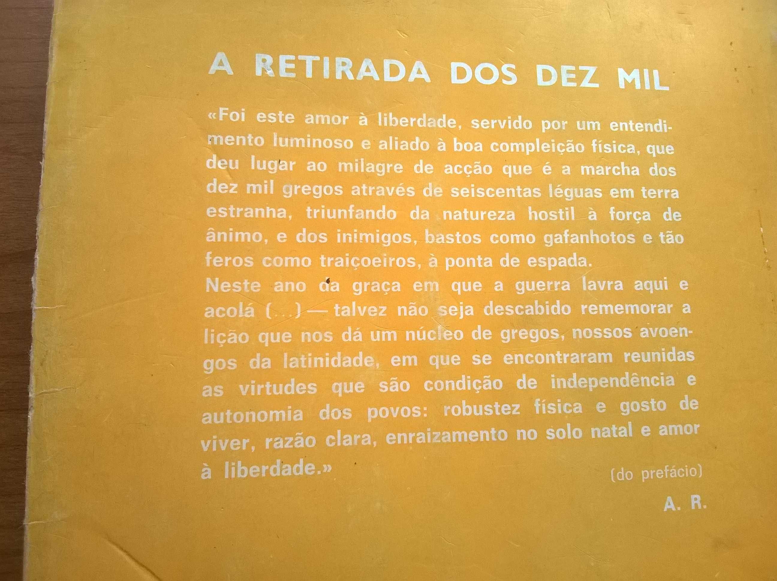 A Retirada dos Dez Mil (Xenofonte) - Trad. e  Pref. Aquilino Ribeiro