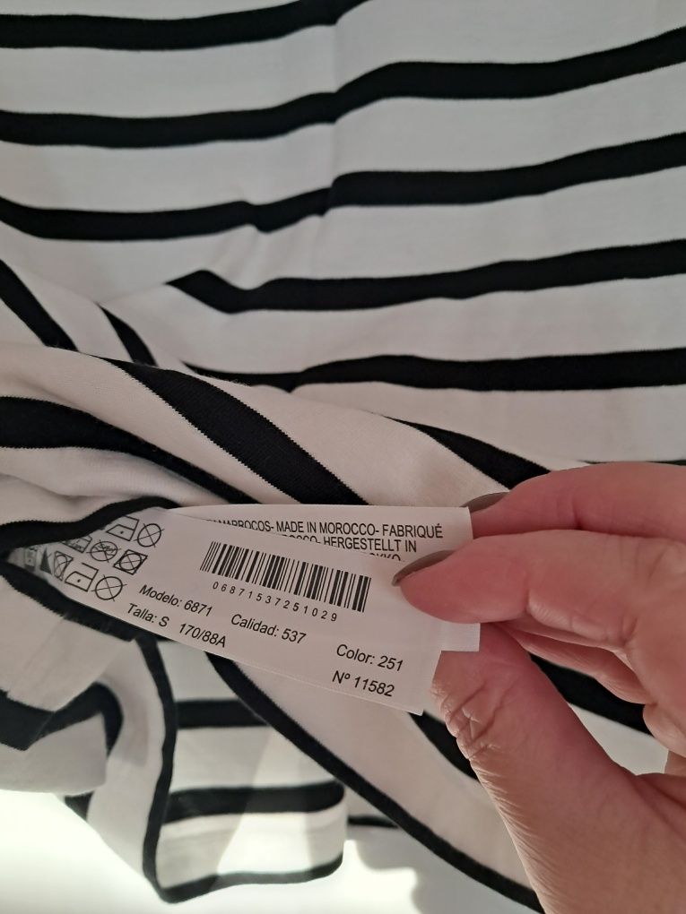 Massimo Dutti bluzka z krótkim rękawem