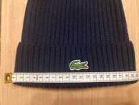 Шерстяная шапка бинни Lacoste. Размер универсальный