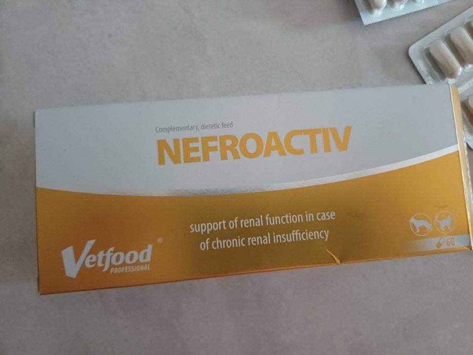 VetFood NefroActiv 60 kapsułek na nerki OTWARTE 40 kapsułek