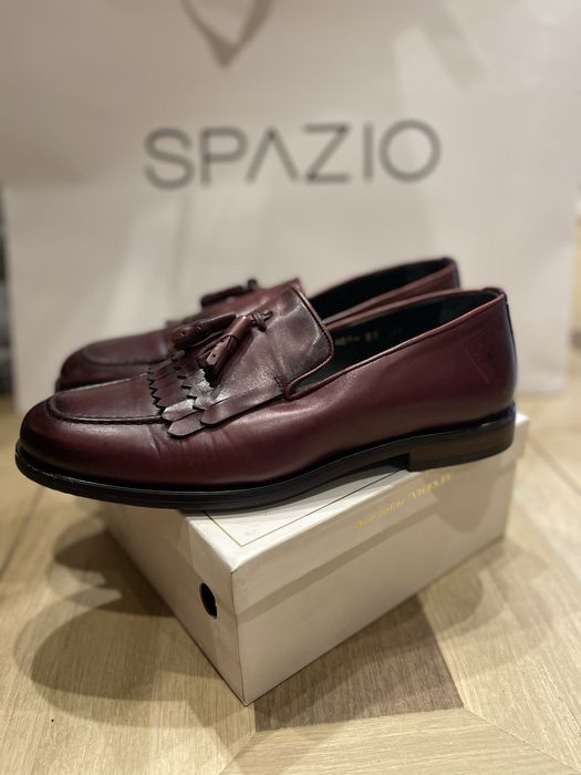 Чоловічі туфлі. Лофери. Шкіряні