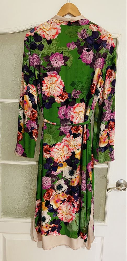 Кимоно платье халат Zara M-L-XL оверсайз