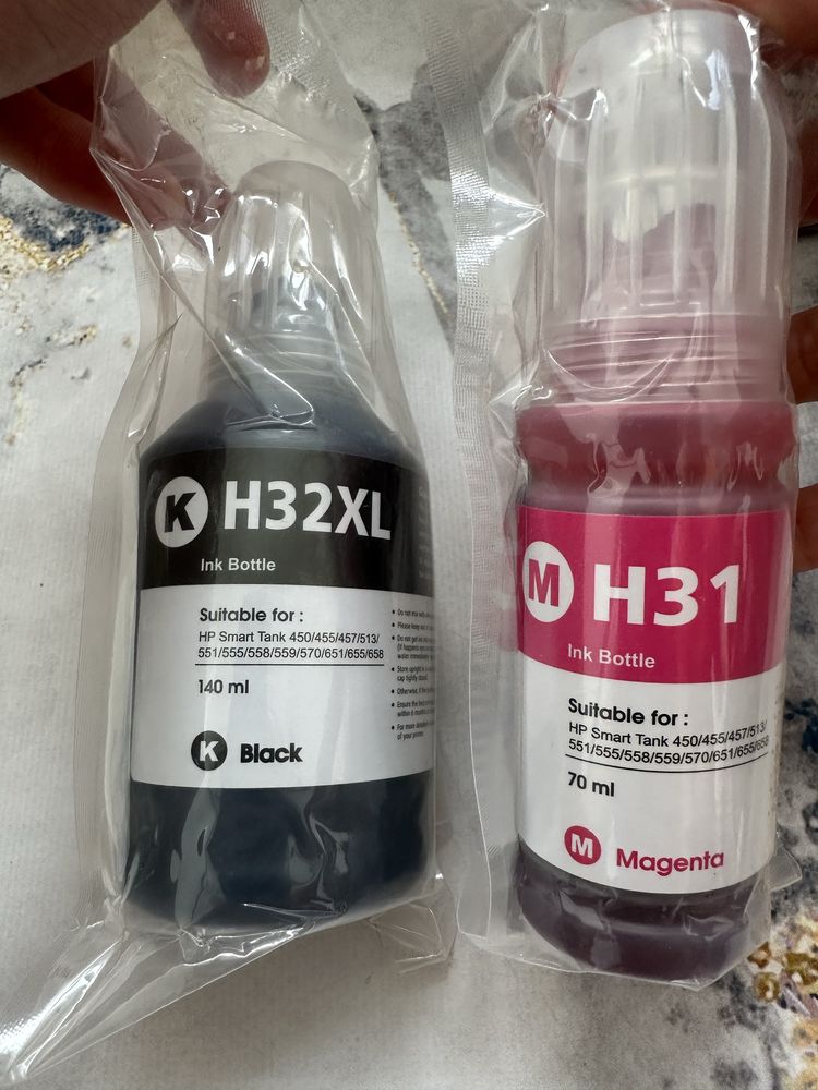 Краска на принтер HP Smart Tank