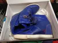 Sneakersy Aldo 39 modrak skóra buty trampki łańcuch złoto