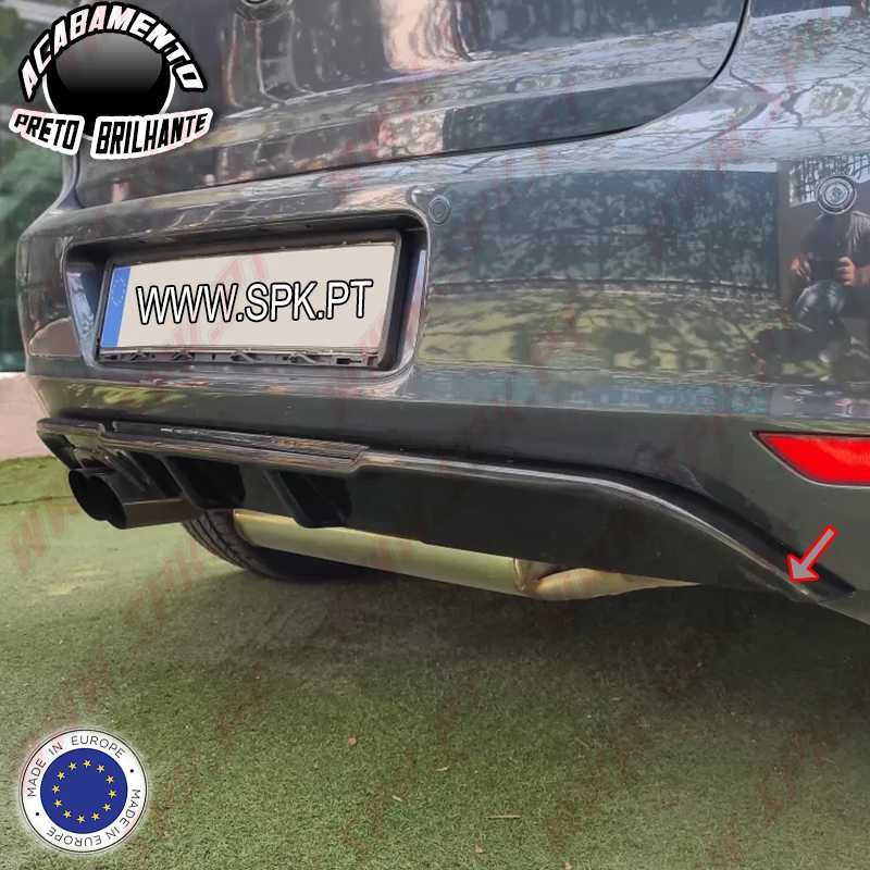 Difusor Traseiro V.3 - VW Golf 6 "Standard" (08-12) - Novo