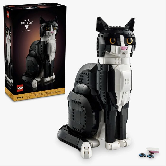 Tuxedo Cat Kot LEGO Ideas 21349