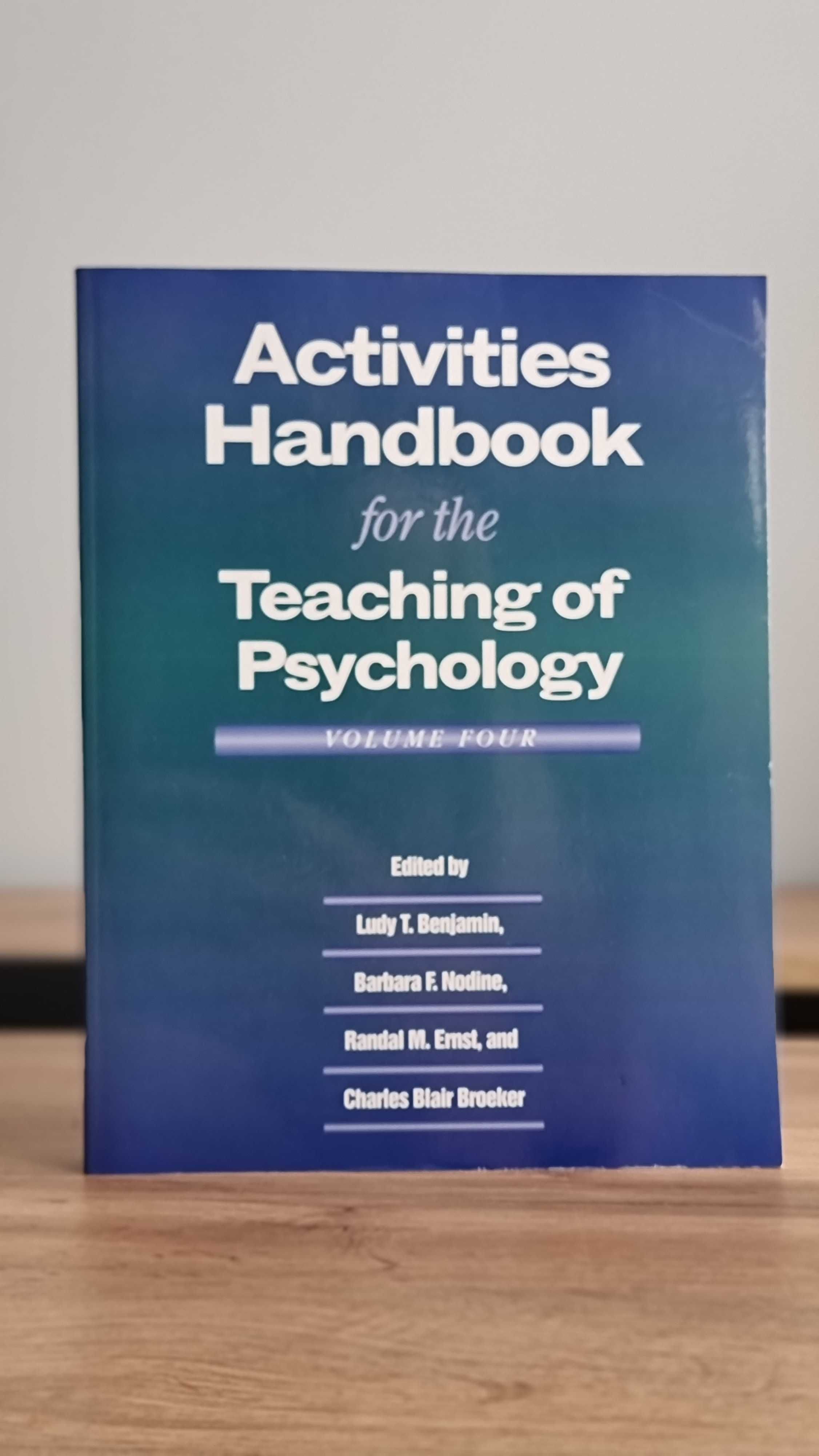Activities Handbook for the Teaching of Psychology - Benjamin, Nodine