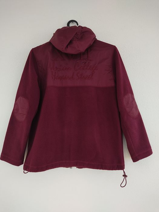 Casaco/ camisola polar bordeaux, Massimo Dutti