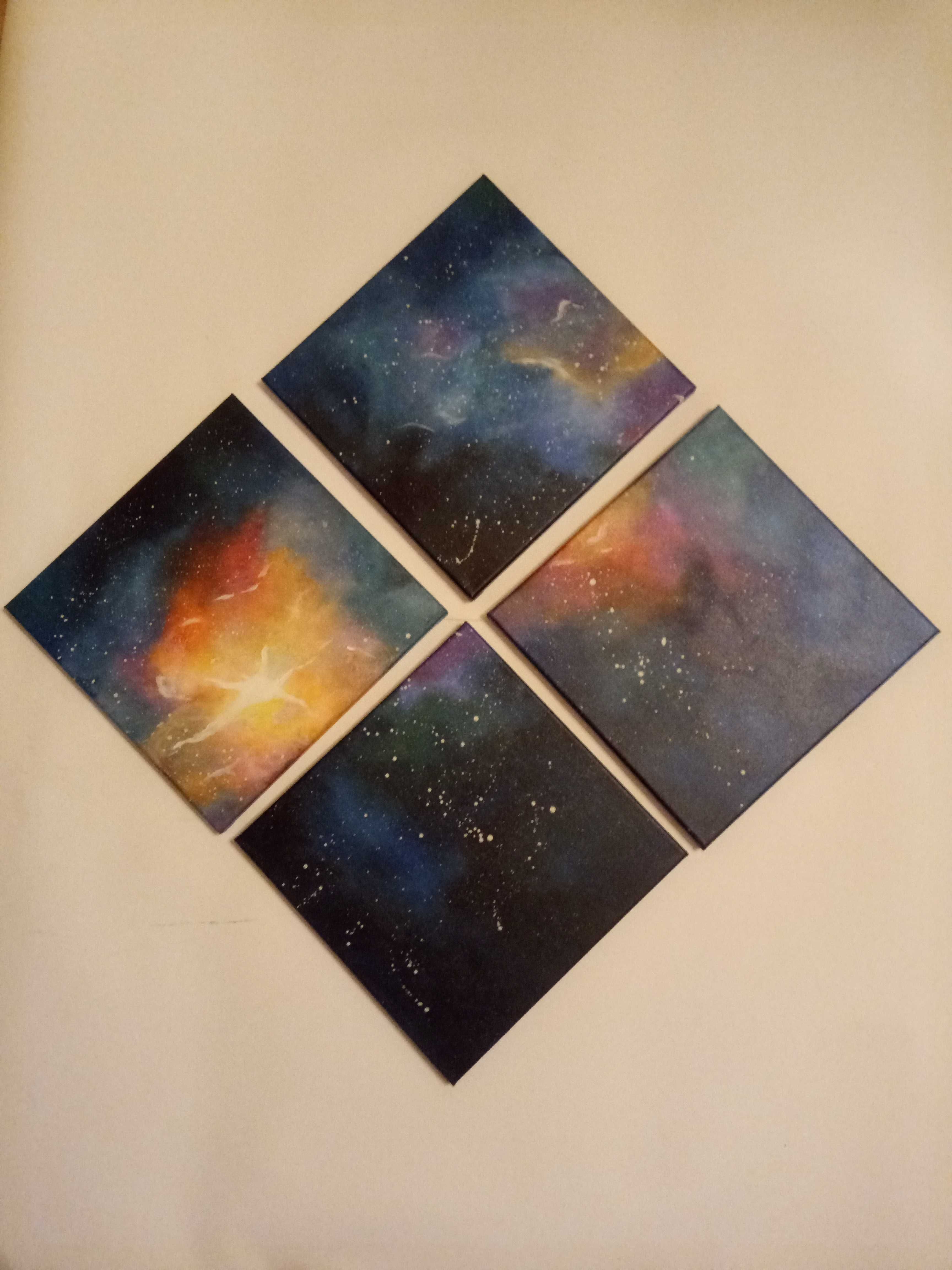 Obraz malowany ręcznie "Galaxy"