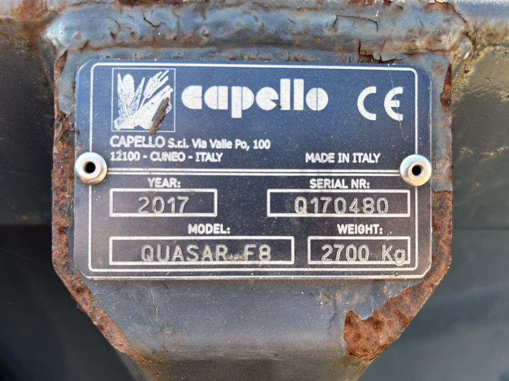 Жатка Capello Quasar 8-70
