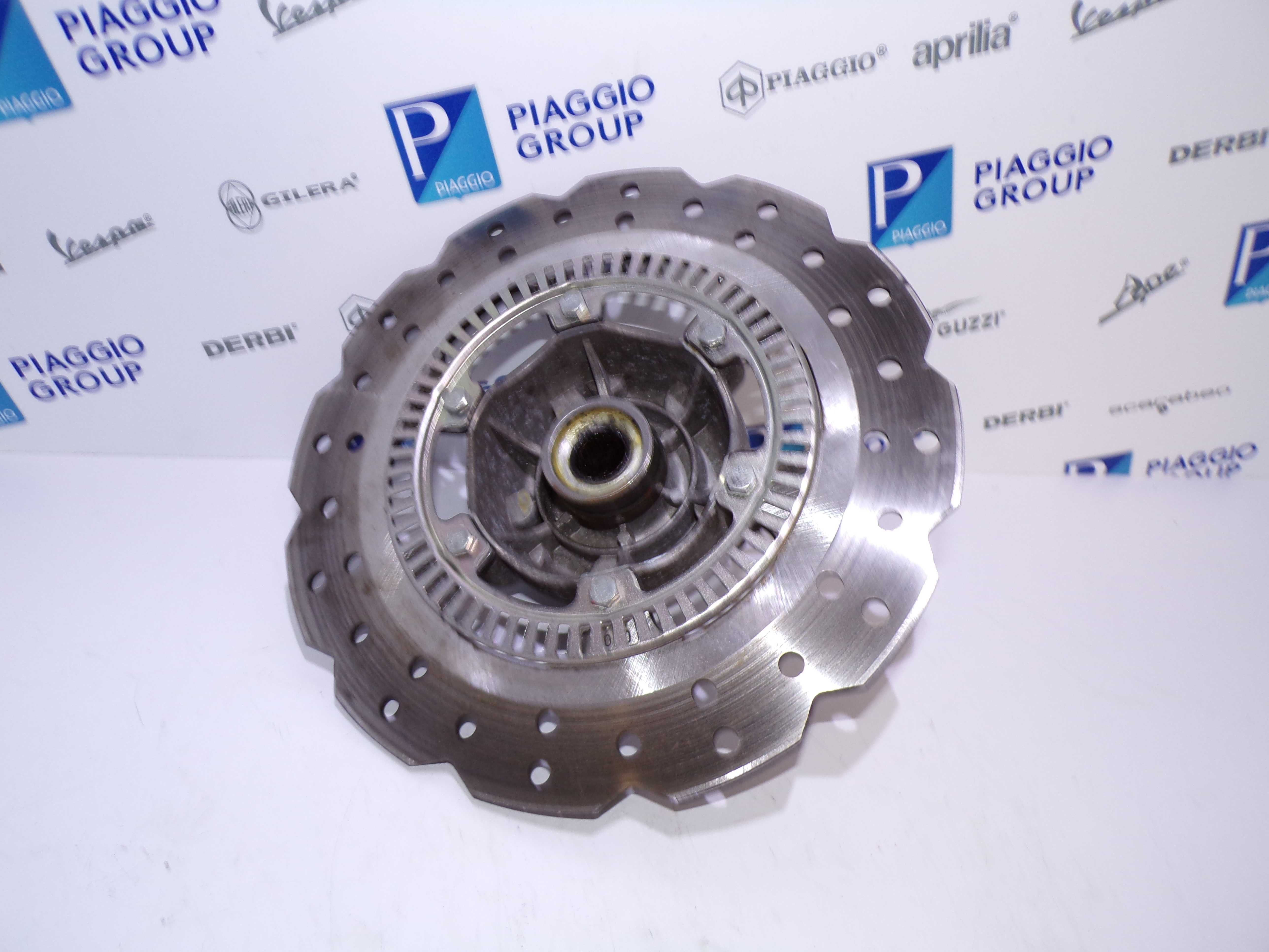 Tarcz Tarcza Hamulcowa + Piasta + Tarcz ABS Piaggio MP3 Nowy Model