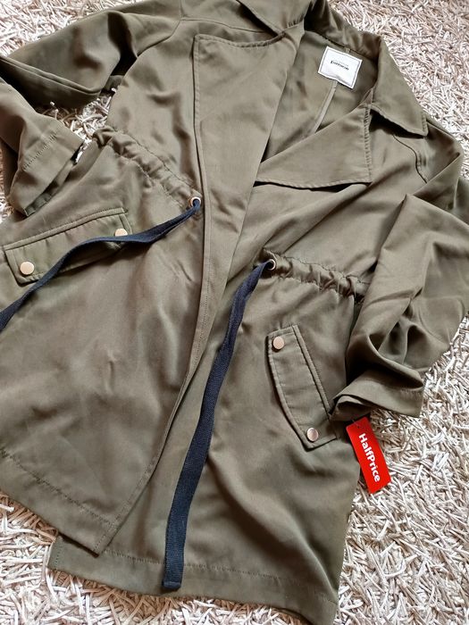 Płaszcz damski narzutka Pimkie XS 34 khaki