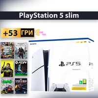 НОВА Sony PlayStation 5 slim +53 ГРИ +ГАРАНТІЯ 18 місяців