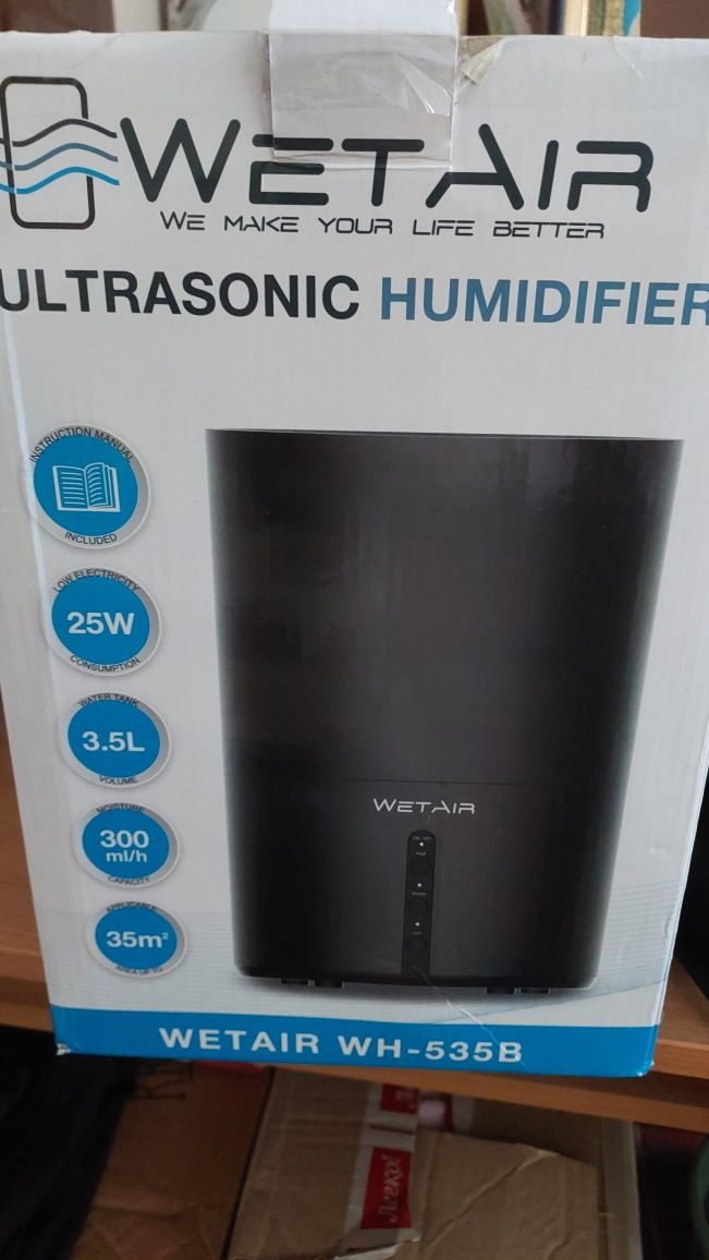 Зволожувач повітря wetair ultrasonic humidifier wh-535b