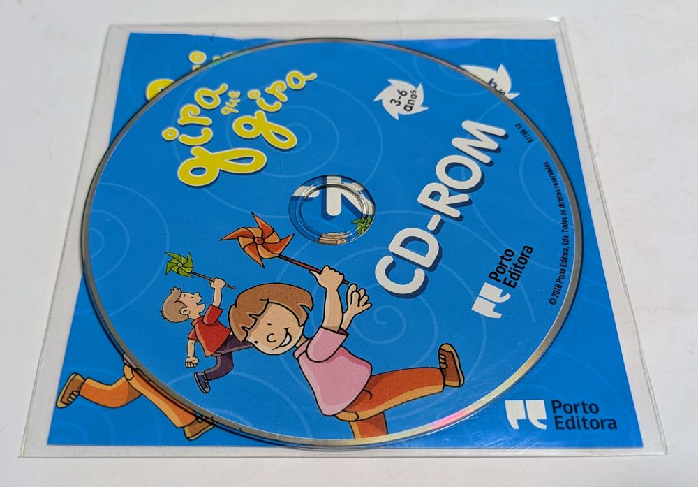 Papagaio Magico e Gira que Gira, 2 CD-ROM didáticos para crianças 2-6