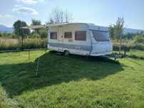 Hobby DE LUXE  Przyczepa kempingowa HOBBY De Luxe 450 2002 rok