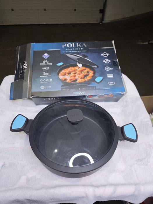 Panela com tampa 28 cm Alumínio Forjado