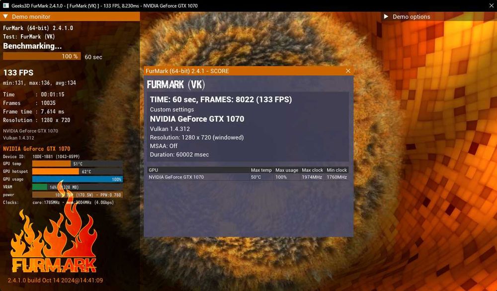 Asus GTX Rog Strix 1070 8GB Gaming