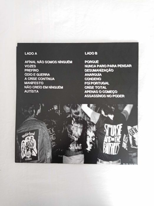 Crise Total - “Ao Vivo no Rock Rendez Vous 1985/86” LP (Novo)